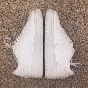 White Nike Airforces